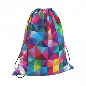 Мешок для обуви Rainbow Rhombs, размер 36,5 х 44 см (Erich Krause, 46191)